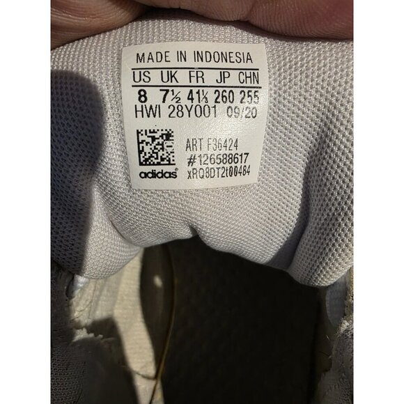 adidas Men's Advantage Sneaker Shoes White/Red/Green SIZE 8 US Customized - Picture 9 of 9